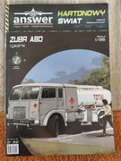 Żubr A80 cysterna model kartonowy