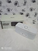 Biały głośnik firmy DOSS 