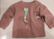 Bluza niemowlęca różowa rozmiar 74 