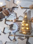 Ozdoba świąteczna w stylu Boho, eko bombka 045