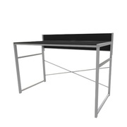 biurko GELSTED czarne/srebrne