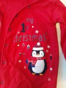 Pajacyk czerwony 74 - 80 na 9 - 12 mies