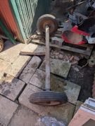 Oś z kołami do przyczepki quada wózek przyczepka 