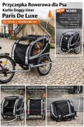 Rowerowa dla Psa Karlie Doggy Liner Paris De Luxe do 50 kg 