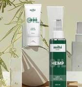 Zestaw Hemp Oil - Mihi - Krem do dłoni 75ml + Olejek 150 ml