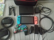 Nintendo Switch + gry + akcesoria