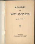 Melodje do Harfy Syjońskiej - 1924 CIESZYN