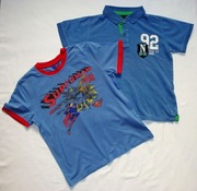 BLUZKA zestaw NEXT+GEORGE 122-128cm x 2szt.