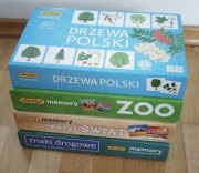 Cztery gry typu memory 