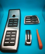 Sportowe nakładki na pedały Audi – metal + guma  S-Line  4 szt.