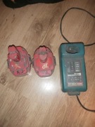 Ładowarka Makita DC1804 + 2 baterie 18V - w dobrym stanie