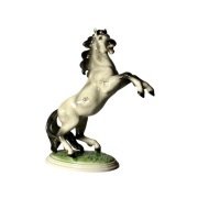Art Deco Koń Lipicański figura porcelanowa, 1920s.