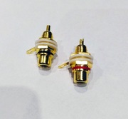 2x Gniazdo Cinch RCA. Dwa kolory  
