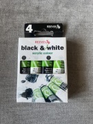 Farby akrylowe 4x12ml black & white Reeves