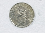 Moneta 5 KRONEN KORON Szwecja 1982