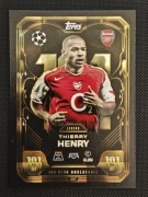 Match Attax EXTRA 2025/26 THIERRY HENRY nr.297 ( ARSENAL ) 100 club