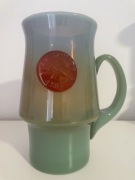 Kufel Horbowy Huta Barbara Sudety szkło kolorowe prl nie wazon