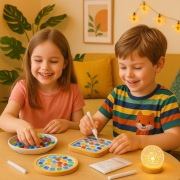 Zestaw do samodzielnego wykonywania podkładek ze szkła mozaika