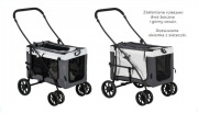 Wózek dla małego psa (do 10 kg), wielofunkcyjny, lekki, składany