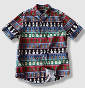 Denim & Flower świąteczna koszula krótki rękaw bawełna L 