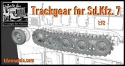 Gąsienice + przednie koła do modeli Sd.Kfz. 7 - 1:72 [tracks and wheels]