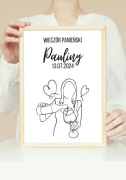 Grafika informacyjna na wieczór panieński