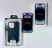 Apple iPhone 14 Pro 5G 128GB Space Black // Szkło 10X DLC, QuickFit + UAG