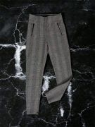 Legginsy w kratkę pepitkę wysoki stan S