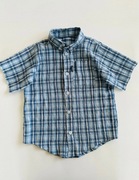 Koszula chłopięca letnia w kratę 116cm 6lat #1771