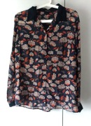 Mgiełka koszula Top Secret M-XL wzór kwiaty liście