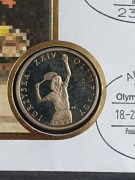 200 zł PRÓBA - IGRZYSKA XXIV OLIMPIADY 1987 r. LIST NUMIZMATYCZNY