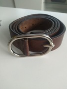 Pasek brązowy skórzany męski 105cm
