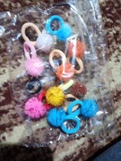 Zestaw gumek i spinek do włosów 