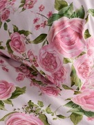 Pościel bawełna 100% SINSAY 220/200+2 poszewki 70/80 komplet pościeli róże 