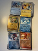 150+ kart Pokémon TCG – Holo, Reverse Holo, Sprzedam jako jeden pakiet