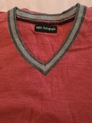 Sweter wełniany w serek/V Marks Spencer