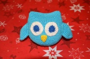 Sowa mini robiona na szydełku