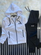 Stylowy komplet dziecięcy HUGO BOSS – bluza z kapturem + spodnie dresowe