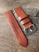 Pasek do zegarka 24 mm ręcznie robiony skóra naturalna handmade