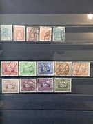 Rok1922.Wydanie dla Górnego Śląska Fi.144-159 kasowane z obiegu