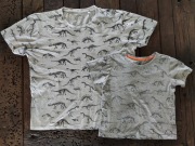 Bluzka t-shirt tata syn CARRY L i r.122 Dzień Ojca