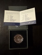 Moneta Srebrna 10 zł 40 rocznica strajku w wyższej szkole pożarniczej