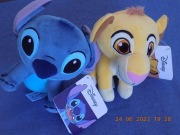 Maskotki Disney z Lidla 2 szt, Simba, Stitch