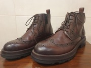 Trzewiki męskie KAZAR r. 39 (26,5 cm) brązowe - ocieplane