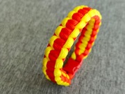 Bransoletka/bransoleta paracord survival 18 cm ręcznie robiona