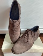 Buty damskie  irchowe, skóra naturalna 5th Avenue  rozm.40 , wkł.26,5 cm