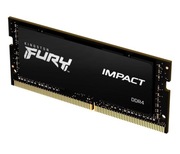 Pamięć RAM Kingston Fury Impact, SODIMM, DDR4, 32 GB, 3200 MHz, CL20