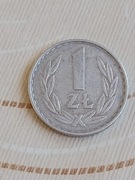Moneta aluminium 1 zł z 1977