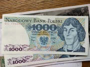 1000 zł złotych Mikołaj Kopernik Banknot PRL stan UNC seria GC Jelenia Góra