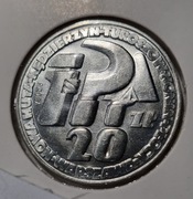 Próba Nikiel Klucz Sierp Kielnia 20 zł 1964